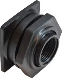 Midland Metal 28699P Adapter with Santoprene Gasket, 3 in FPT x 3 in, Polypropylene Reduced Price