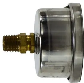 Special Discount Midland Metal 80613 Pneumatic Pressure Gauge, 1-1/2 in Dial, 0 to 60 psi Measuring Range, +/-1.5 % Accuracy