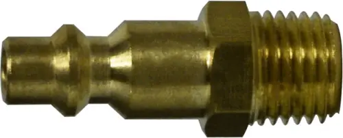 Save Now Midland Metal 28546B Industrial Interchange Plug, 1/4 in MIP, Brass
