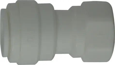 Midland Metal 20936P Adapter, 1/4 in Push-In x 1/4 in Female Flared, Plastic Fast Shipping