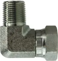 Low Price Midland Metal 15012020 90 deg Swivel Adapter Elbow, 1-1/4 in Male Pipe x 1-1/4 in FNPSM, Steel