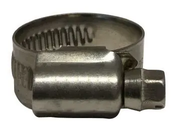 Midland Metal 96060 EmBossed Non-Perforated Worm Gear Hose Clamp, 1.575 in Minimum Clamp Diameter, 12 mm W Certified