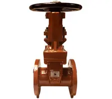 Hot Deal Midland Metal 9610NYCF6 Resilient Seated Gate Valve, 6 in Nominal, Flanged x Flanged, 300 psi Pressure