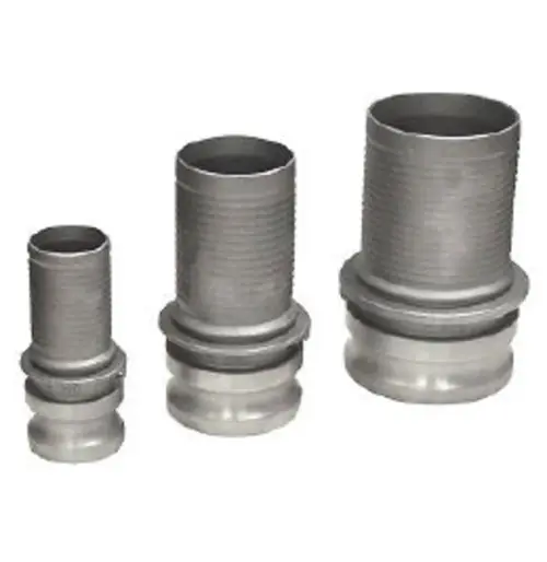 Buchanan Rubber CGE-250CR-A1 Cam and Groove Crimplok Adapter, 2-1/2 in Type E x 2-1/2 in Hose Shank, Aluminum One Day Deal