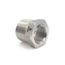 Don't Miss Out Stainless Adapters SS5406-06-04 Hex Reducer Bushing, 3/8 in MNPT x 1/4 in FNPT, Stainless Steel