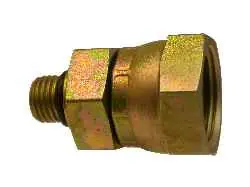 Free Returns Midland Metal 6900O104 Straight Swivel Adapter, 5/8 in Male ORB x 1/4 in FNPSM, Steel