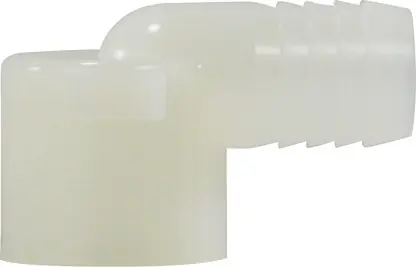 Markdown Midland Metal 33343W 90 deg Elbow, 1/2 in Hose Barbed x 1/2 in FIP, Nylon