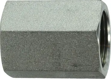 Trending Midland Metal 742510 Coupling, 5/8 in BSPP x 5/8 in BSPP, Steel