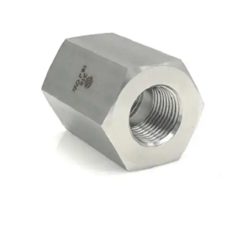 Hassle-Free Returns Stainless Adapters SS5000-16-16 Hex Pipe Coupling, 1 in FNPT x 1 in FNPT, Stainless Steel