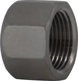 Midland Metal 62079 Barstock Hex Cap, 3/4 in FPT, Stainless Steel, 150 lb Affordable