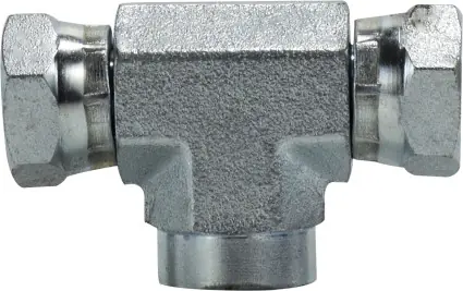 Midland Metal 160288 Swivel Tee, 1/2 in FNPSM x 1/2 in FNPSM x 1/2 in FNPSM, Steel Certified