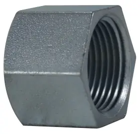 Midland Metal 66470 Hex Cap, 1/8 in FNPT, Steel, Zinc-Plated, 150 lb Limited Offer