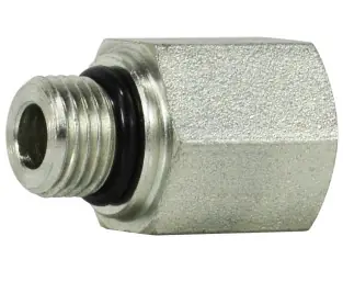 Midland Metal 6405O1212 Straight Adapter, 1-1/16 in Male ORB x 3/4 in FNPT, Steel Instant Buy