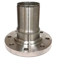 Buy Today Buchanan Rubber CNFL-600CR-S Crimplok Combination Nipple, 6 in Flanged x 6 in Hose Barbed, Steel