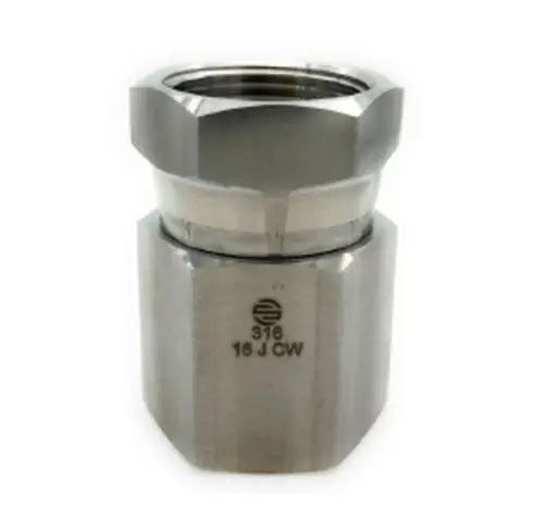 Stainless Adapters SS1405-16-16 Swivel Adapter, 1 in FPT x 1 in FNPSM, Stainless Steel Trending