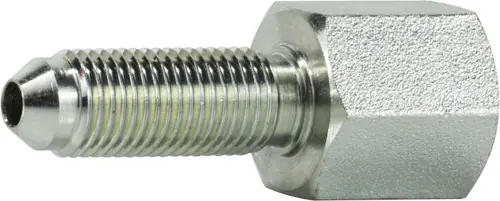 Midland Metal 27051616 Bulkhead Connector, 1 in 37 deg JIC Flared x 1 in FPT, Steel Buy Today