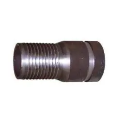 Buchanan Rubber CNG-600CS-S Heavy-Duty Crimplok Combination Nipple, 6 in Hose Barbed x 6 in Grooved, Steel, Plain Budget