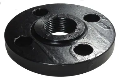 Genuine Midland Metal 107060 Raised Face Flange, 1/2 in Threaded, Steel, 4 -Bolt Hole, 150 lb