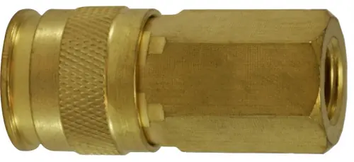 Midland Metal 28560 Universal Coupler, 1/4 in FNPTF, Brass Special Discount