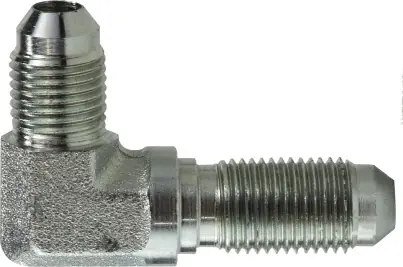 Midland Metal 270116 Bulkhead 90 deg Union Elbow, 1 in 37 deg JIC Flared x 1 in 37 deg JIC Flared, Steel Order Now