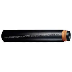 Flash Sale Buchanan Rubber HPCWB-600 High Pressure Contractor‘s Water Discharge Hose, 100 ft L, 150 psi, Rubber Tube, Black