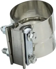Weekend Sale Midland Metal 847500 Lap Clamp, 5 in Nominal, Stainless Steel, 76 mm W, 1/2 mm Thick