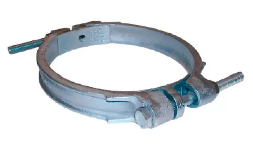 Best Seller Buchanan Rubber DBC-818-DP Heavy-Duty Double Bolt Clamp, 7-11/16 in Nominal, 7-11/16 in Minimum Clamp Diameter