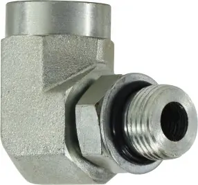 Midland Metal 6815NWO1010 90 deg Elbow, 7/8 in Female ORB x 7/8 in Male ORB, Steel Popular