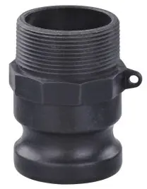 Buchanan Rubber CGF-100-PP Cam and Groove Adapter, 1 in Type F x 1 in MNPT, Polypropylene Low Price