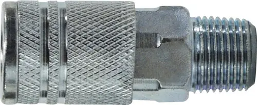 Midland Metal 98823 Industrial Interchange Coupler, 1/4 in MIP, Steel Flash Sale