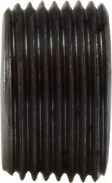 Markdown Midland Metal 67631 Square Socket Countersunk Plug, 1/4 in MNPT, Steel, Black, 150 lb