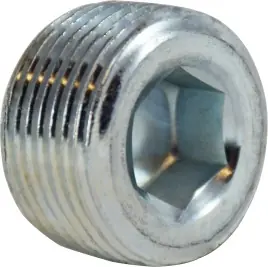 New Release Midland Metal 66760 Hex Socket Countersunk Plug, 1/16 in MNPT, Steel, Zinc-Plated, 150 lb