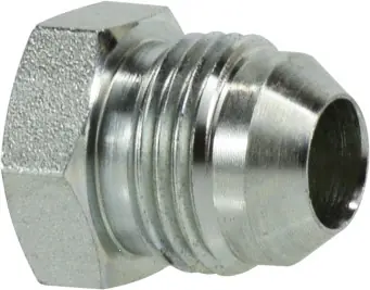 Direct From Factory Midland Metal 24082 Plug, 1/8 in 37 deg JIC Flared, Steel