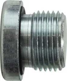 Reduced Price Midland Metal 9522H4 Hollow Hex Plug, 1/4 in Male BSPP, Steel