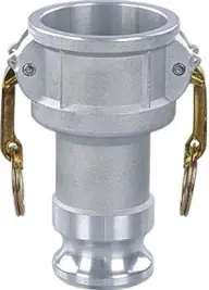 Midland Metal 619009 Type DA Cam and Groove Reducer Coupler, 4 in Female Coupler x 2 in Male Adapter, Aluminum Trending