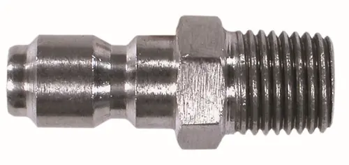 Midland Metal 86040SS Quick Disconnect Straight Through Plug, 1/4 in, MPT Buy Online