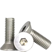 New Release 10-32 x 5/8" Flat Head Socket Cap Screws, 18-8 Stainless Steel A2, Full Thread, Qty 100