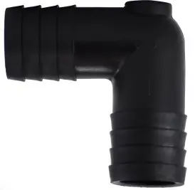 Midland Metal 33396B 90 deg Elbow, 3/4 in Hose Barbed x 3/4 in Hose Barbed, Polyethylene Exclusive Offer