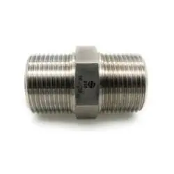 Stainless Adapters SS5404-02-02 Hex Nipple, 1/8 in MNPT x 1/8 in MNPT, 1.059 in L, Stainless Steel Fan Favorite