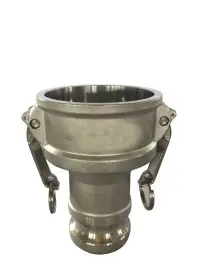 Buchanan Rubber DA-4030-SS Cam and Groove Reducer Coupler, 4 in Female Coupler x 3 in Male Adapter, Stainless Steel Trending