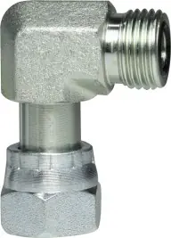 Special Discount Midland Metal FS650066 90 deg Swivel Nut Elbow, 11/16 in Male ORFS x 9/16 in ORFS, Steel