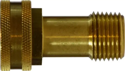 Midland Metal 30047 Straight Swivel Adapter, 3/4 in FGH x 1/4 in MNPTF, Brass Price Drop