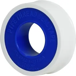 Midland Metal 982107 Thread Seal Tape, 3.5 mil Thick, 1/2 in W, 260 in L, PTFE, 0.4 g/cc Density Trending