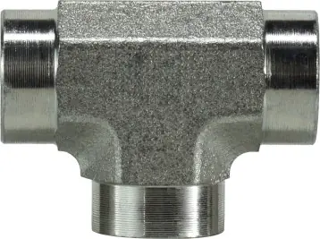 Midland Metal 560520 Tee, 1-1/4 in Female Pipe x 1-1/4 in Female Pipe x 1-1/4 in Female Pipe, Steel Express Delivery