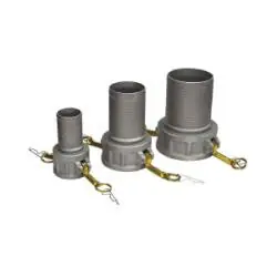 Buchanan Rubber CGC-200CR-A1 Cam and Groove Crimplok Coupler, 2 in Type C x 2 in Barbed, Aluminum Don't Miss Out