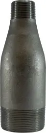 New Arrival Midland Metal 92102 Swage Nipple, 1/2 in MPT x 1/4 in MPT, Steel, SCH 80/XXH Schedule