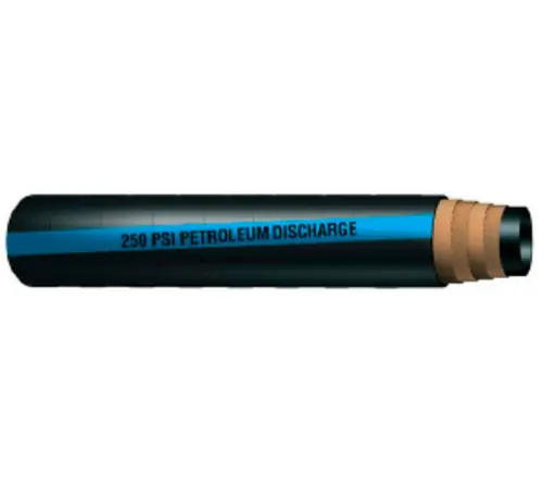 Buchanan Rubber PDB250-200 Petroleum Discharge Hose, 100 ft L, 250 psi, Rubber Tube, Black Get Yours