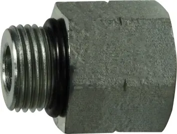 New Release Midland Metal 6410O812 Reducer/Expander, 3/4 in Male ORB x 1-1/16 in Female ORB, Steel