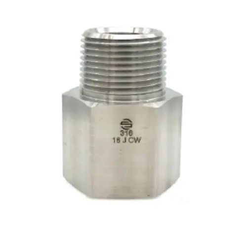 Stainless Adapters SS5405-08-12 Adapter Expander, 1/2 in MNPT x 3/4 in FNPT, Stainless Steel Next Day Delivery