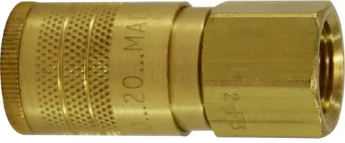 While Supplies Last Midland Metal 28583 Aro Interchange Coupler, 1/8 in FIP, Brass